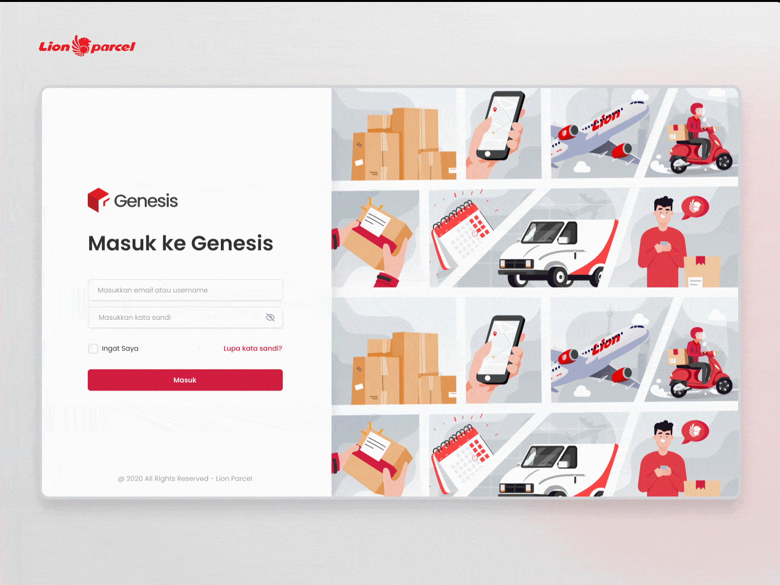 Logistic - Delivery Service - Webadmin - Lion Parcel