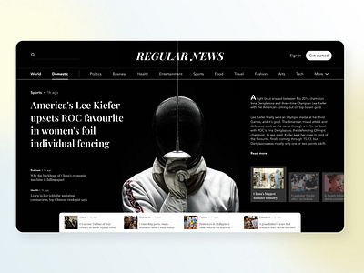 News Website Concept