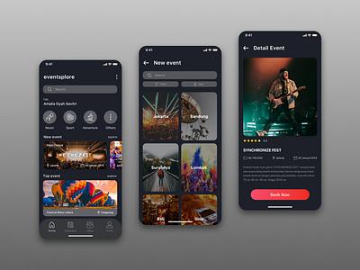 Event App Concept - UI