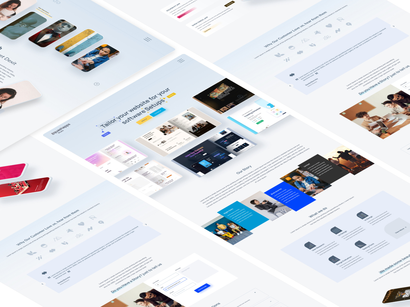 UI/UX studio by ijas Ahamed on Dribbble