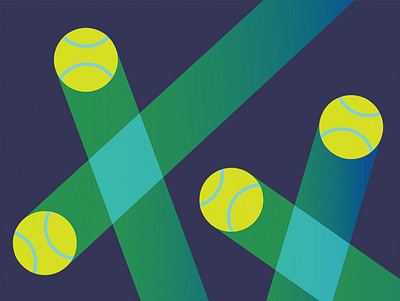 US Open Concept abstract design graphic design illustration sports tennis us open vector