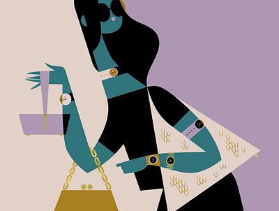 Vogue Japan: bags + watches conceptual fashion illustration glamour illustration people vogue women