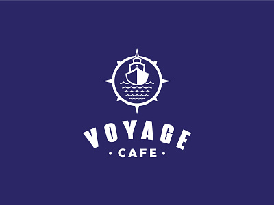 Voyage Cafe Logo Design