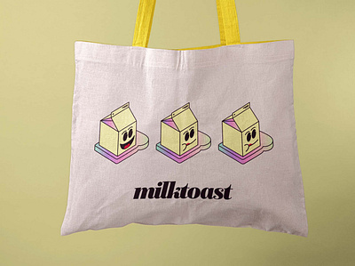 MLK tote bag branding design designer illustration logo milktoast minimal mlk nft vector