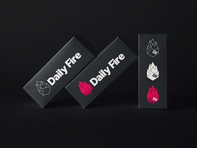 Daily Fire logo variants branding daily fire design designer duelofdoves icon logo minimal typography ux vector