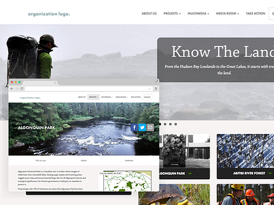 non profit clean engo environmental ngo non-profit typekit website white