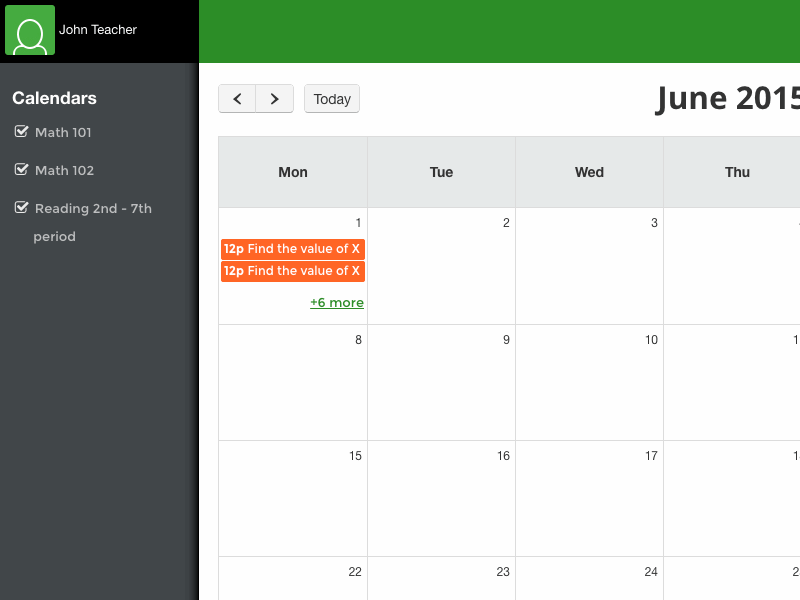 Calendar animation bootstrap calendar interaction jquery montserrat open sans popover ui