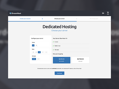 hosting configurator