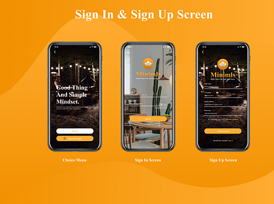 Sign In and Sign Up Exploration app design ios mobile sign in sign up ui uiuxdesign ux