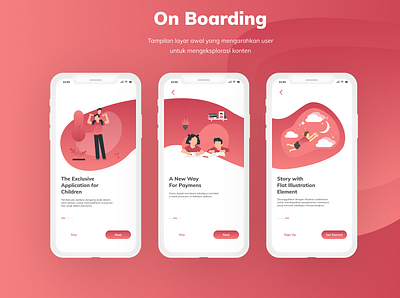 On Boarding Design app design design designer illustration ios mobile ui uiux uiuxdesign ux