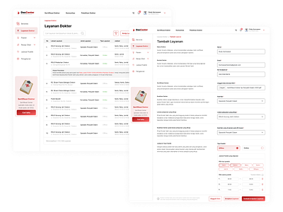 Add Service Doctor [DocCenter App] add service design doctor form design health health app hospital input field ui uiuxdesign ux web design website