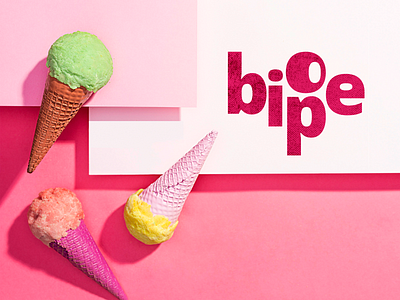 Biope - Ice Cream Logo brand identity brand logo branding branding logo business logo colorful logo food logo graphic design ice cream logo logo logo concept logo design logo designs logo idea logos minimalist logo unique logo wordmark wordmark logo