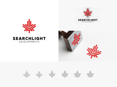 Estate agency agency branding canada canada day color design dribbble icon illustration leaf line logo logotype maple maple leaf minimalism red scetch vector