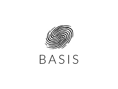 B A S I S basis branding color design dribbble finger fingerprint galaxy health icon illustration line logo logotype space space art space needle studio vector