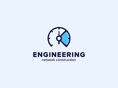 Engineering astronaut blue color design dribbble engineer engineering engineering logo helmet icon illustration line logo logotype space