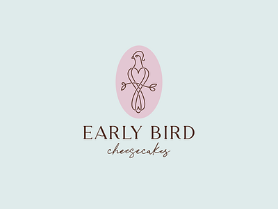 Early Bird bird bird logo birds branch branding cheesecake color design dribbble early early bird family icon illustration line logo logo line logotype