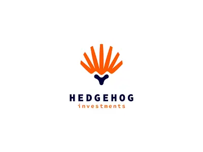 Hedgehog animal app color design dribbble icon illustration investment line logo logotype money money app nature orange