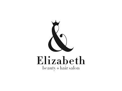 Beauty and hair salon ampersand beauty crown crown logo dribbble hair icon logo logo sale logotype sale salon