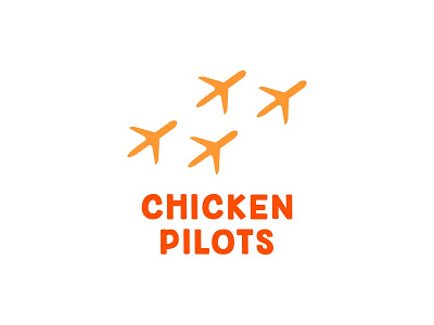 Chicken pilots ✈ air aircraft cafe chicken color design dribbble food icon logo logo sale logotype pilots restaurant sale sky store