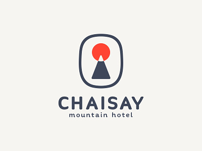 Chaisay dribbble keyhole logo logo sale logotype mountain mountains sale sun