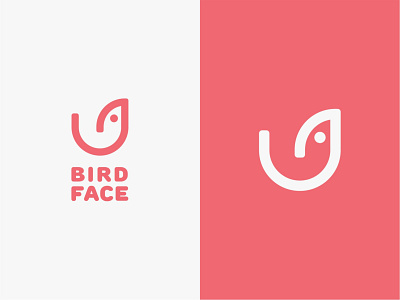 BirdFace bird color design dribbble face icon line logo logo sale logotype sale