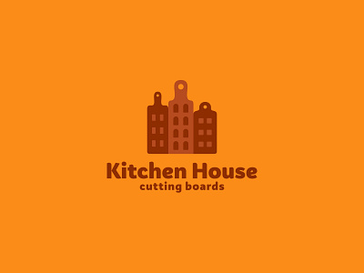 Kitchen House board branding city color design dribbble house icon illustration kitchen logo logo sale logotype sale