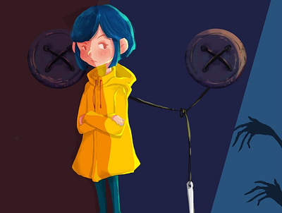 Coraline (Movie) animation fanart illustration movie