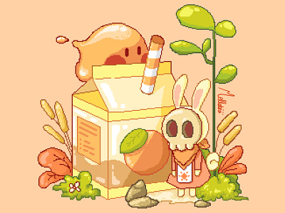 The Bunny who loves Orange Juice