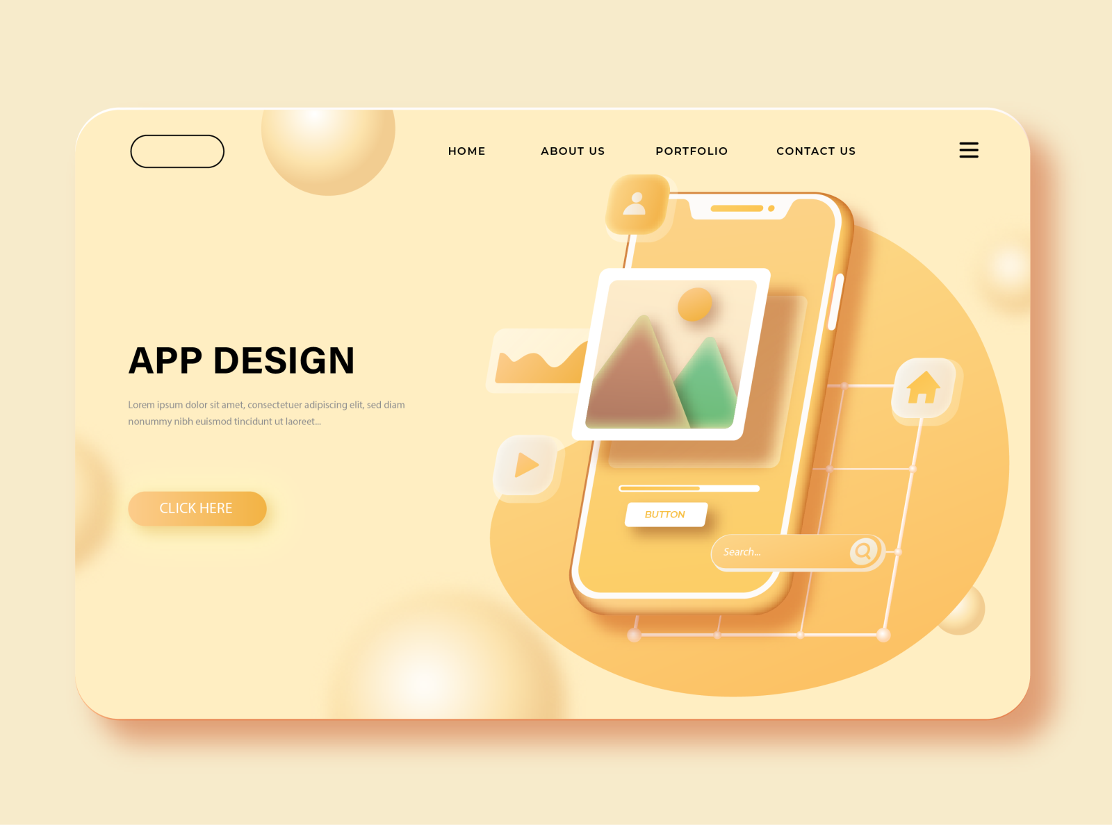 App Design-Landing Page by Atul Gupta on Dribbble