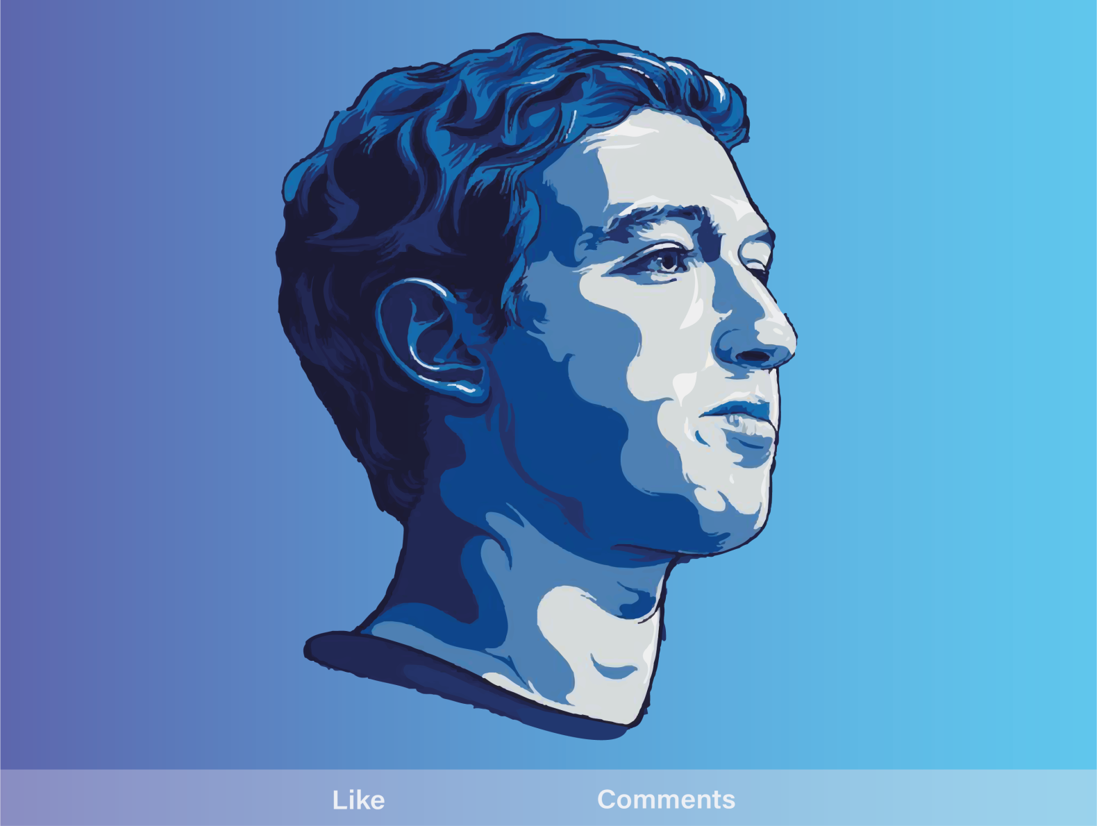 Mark Zuckerberg (Facebook) by Atul Gupta on Dribbble