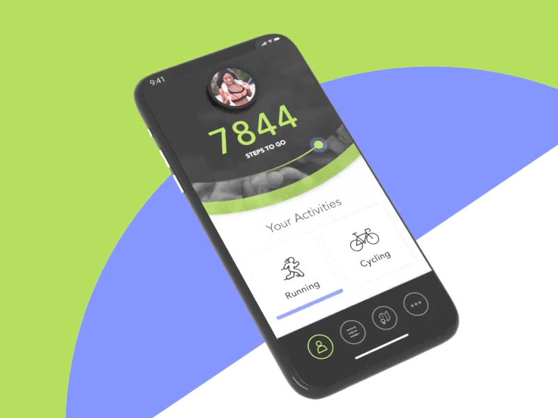 Iphone rotation - Sport app