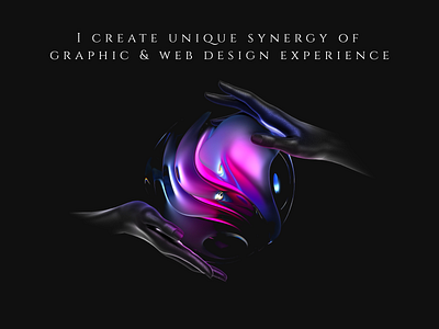 Synergy Visualization 2d 3d art black branding design graphic design hands illustration lights mono monochrome synergy ui