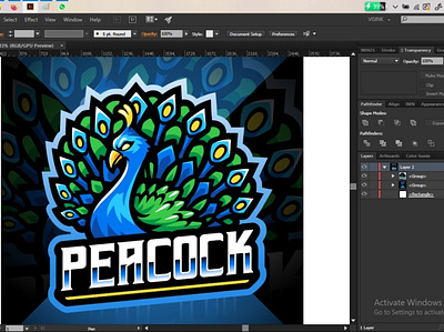 Peacock esport mascot logo design bird branding design esport game design illustration logo mascot logo paradise bird