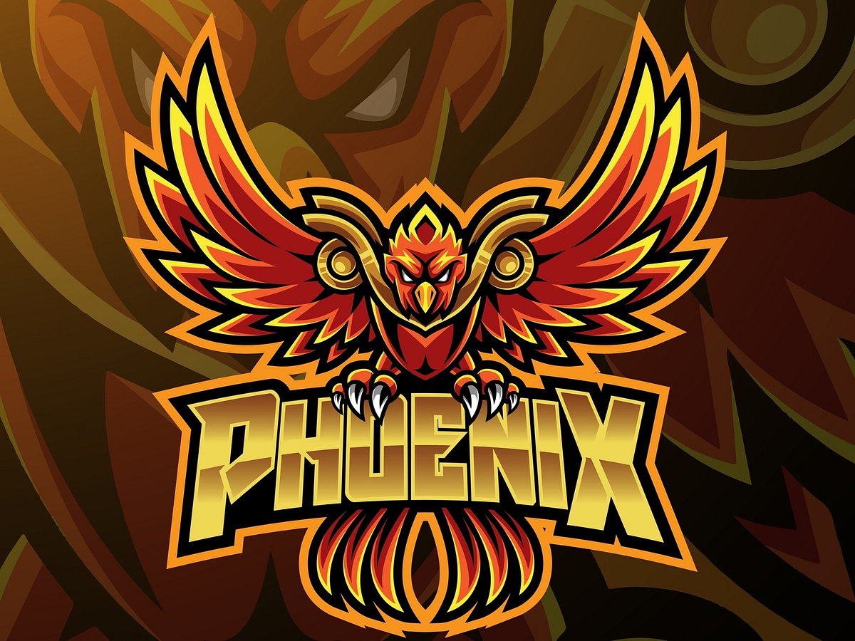 Phoenix sport mascot logo design by Visink on Dribbble