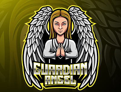 Guardian Angel mascot Logo design branding design esport game design graphic design guardian angel illustration logo mascot logo