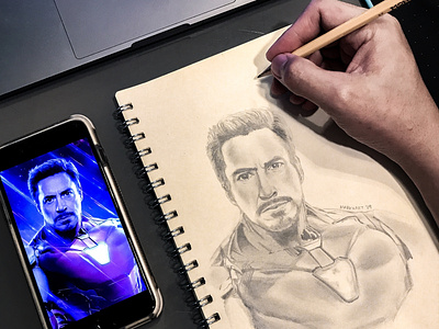 Tony Stark/Ironman Sketch