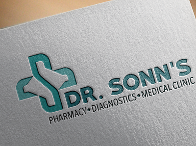 Dr. Sonn's Paper Mockup adobe adobe illustrator brand design brand identity branding design graphic design illustration medical logo vector