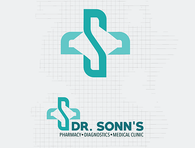 Dr. Sonn's Logo adobe adobe illustrator brand design brand identity branding illustration logo logo design medical medical logo vector
