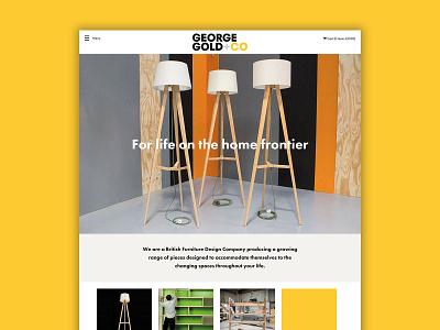 Brand & Website for Furniture Maker brand design brand identity brand identity design branding ecommerce homepage shopify shopify theme website