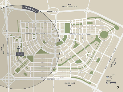Dubai community map brochure design dribbble dubai dubai map graphic design illustration map map design maps real estate uae vector map