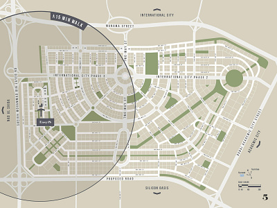 Dubai community map