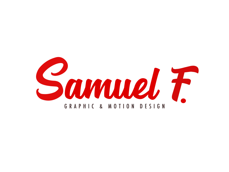 Samuel F - Motion Design & Rebranding adobe illustrator after effects animated logo animation branding design gif illustrator logo motion motion design motion graphics smear trails