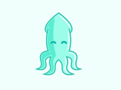 Squidi mascot illustration illustrator squid