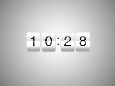 Countdown Widget PSD Asset by Andrew Creek on Dribbble