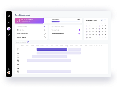 Web App - Schedule Dashboard