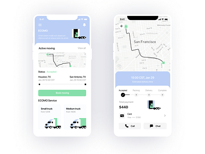 Mobile App - Moving Service App