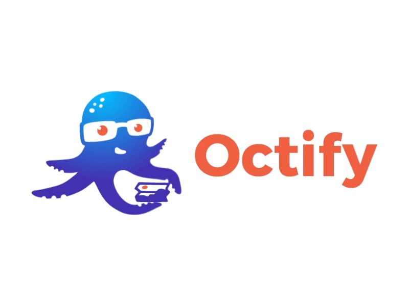 Octify Logo Animation animation branding graphic design illustration logo animation logo design visual identity