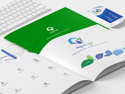 Aquasyst Brand Identity Guide branding graphic design logo logo design typography vector visual identity