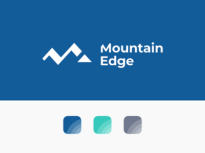 Mountain Edge Branding branding design graphic design logo logo design visual identity