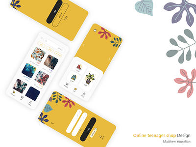 Online shop 2020 minimal minimalist minimalist design new online online shop shop teenager trend xd xd design yellow
